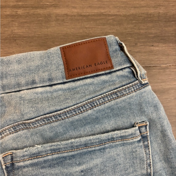 NWT American Eagle Luxe Curvy High-Rise Skinny Kick Jean Size 6 Short - Picture 6 of 6